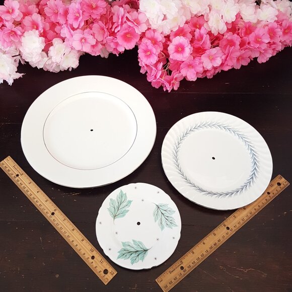 Handmade 3 Tier Bone China Cake Stand Wedding Dessert Serving Tray Cupcake Tower - Picture 6 of 7